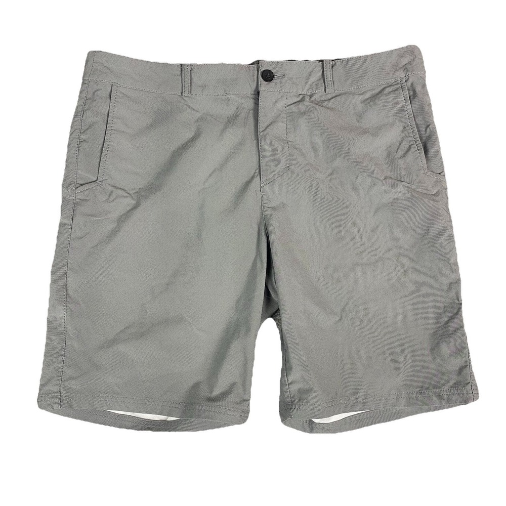Oakley Pierside 19" Hybrid Shorts XL 36 Gray Water Repellent Stretch Mesh Pocket